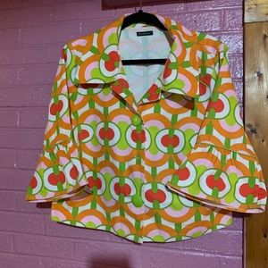 Multi Color Crop Jacket